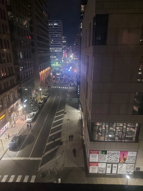 20231015 185944 - Protest Palestine Freedom View From Hotel To Market