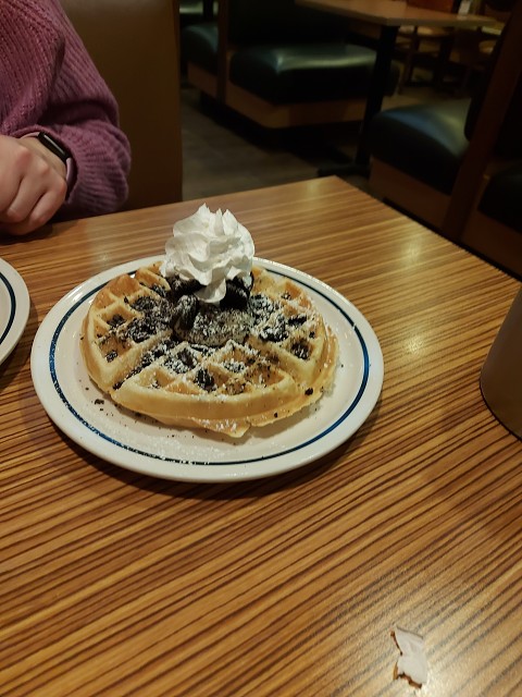 20231019 204002 - Marcs Waffle From Ihop. Crazy
